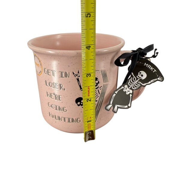 Halloween Mean Girls Get In Loser, We're Going Haunting Skeleton Coffin Pink Mug - Picture 10 of 16